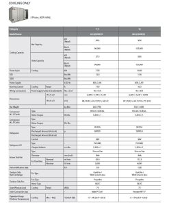 ال جي باكج 7.5 طن بارد فقط انفرتر كهرباء 380